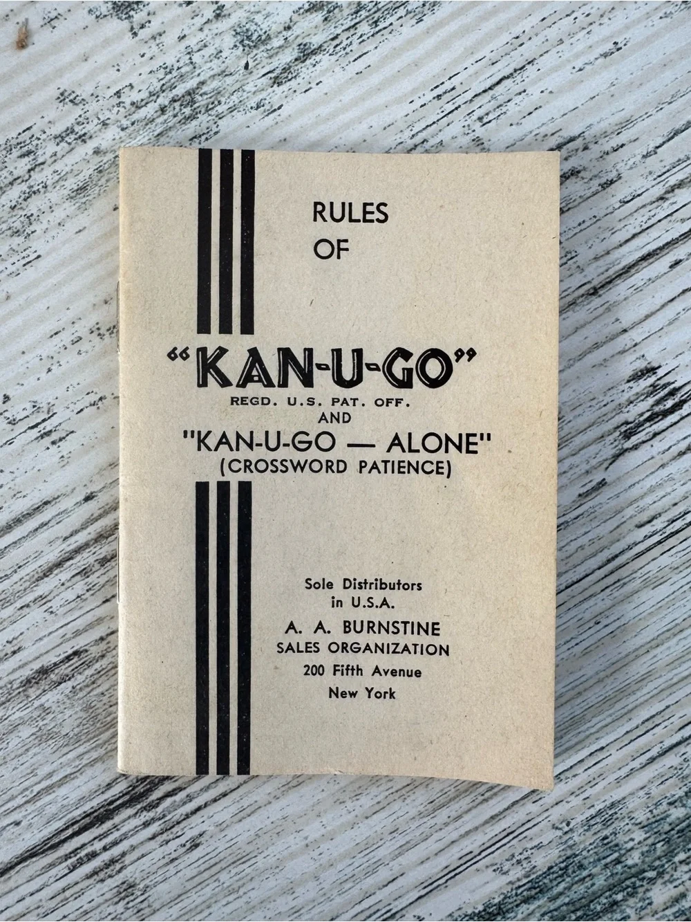 VTG KAN-U-GO Card Game - Picture 3 of 3
